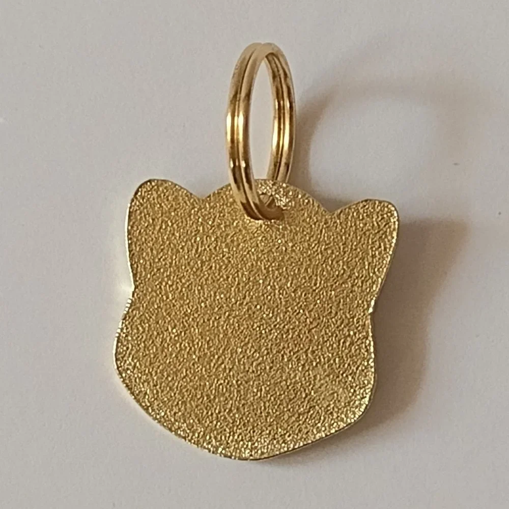 Pet Charm Real Cool Cat Diameter 0.75 inch aprox Primitives by Kathy